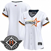 Women's Houston Astros Blank White 2025 City Connect Limited Stitched Jersey Dzhi,baseball caps,new era cap wholesale,wholesale hats